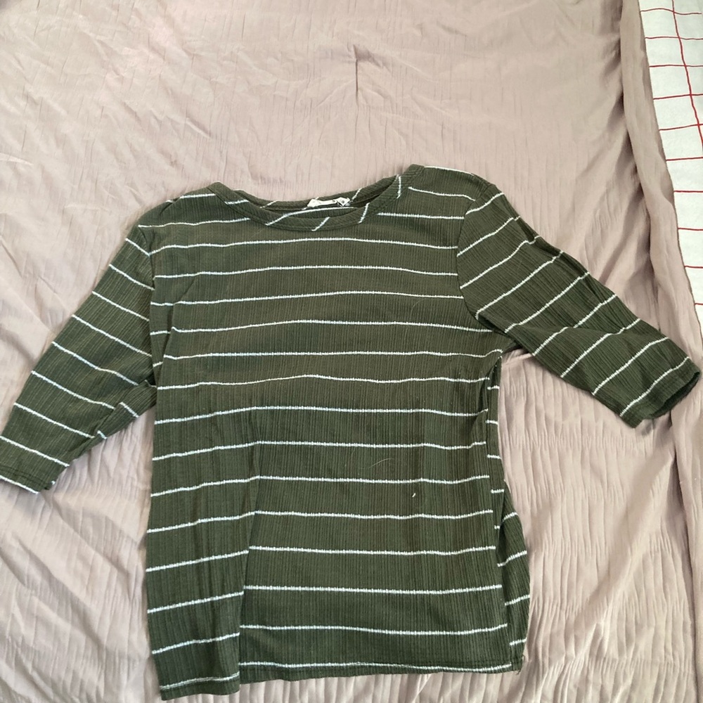 Green shirt